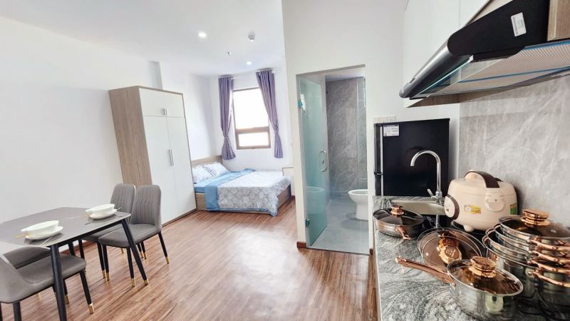 Studio apartment on Le Van Quy street